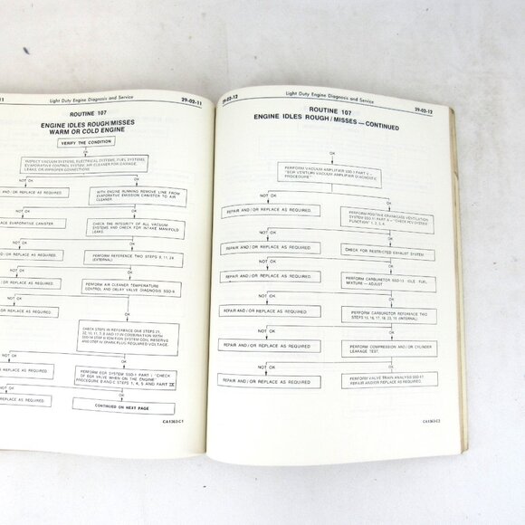 Ford 1976 Truck Shop Manual Vol 2/ Engine September 1975 FPS 365-127-76B - Picture 7 of 8